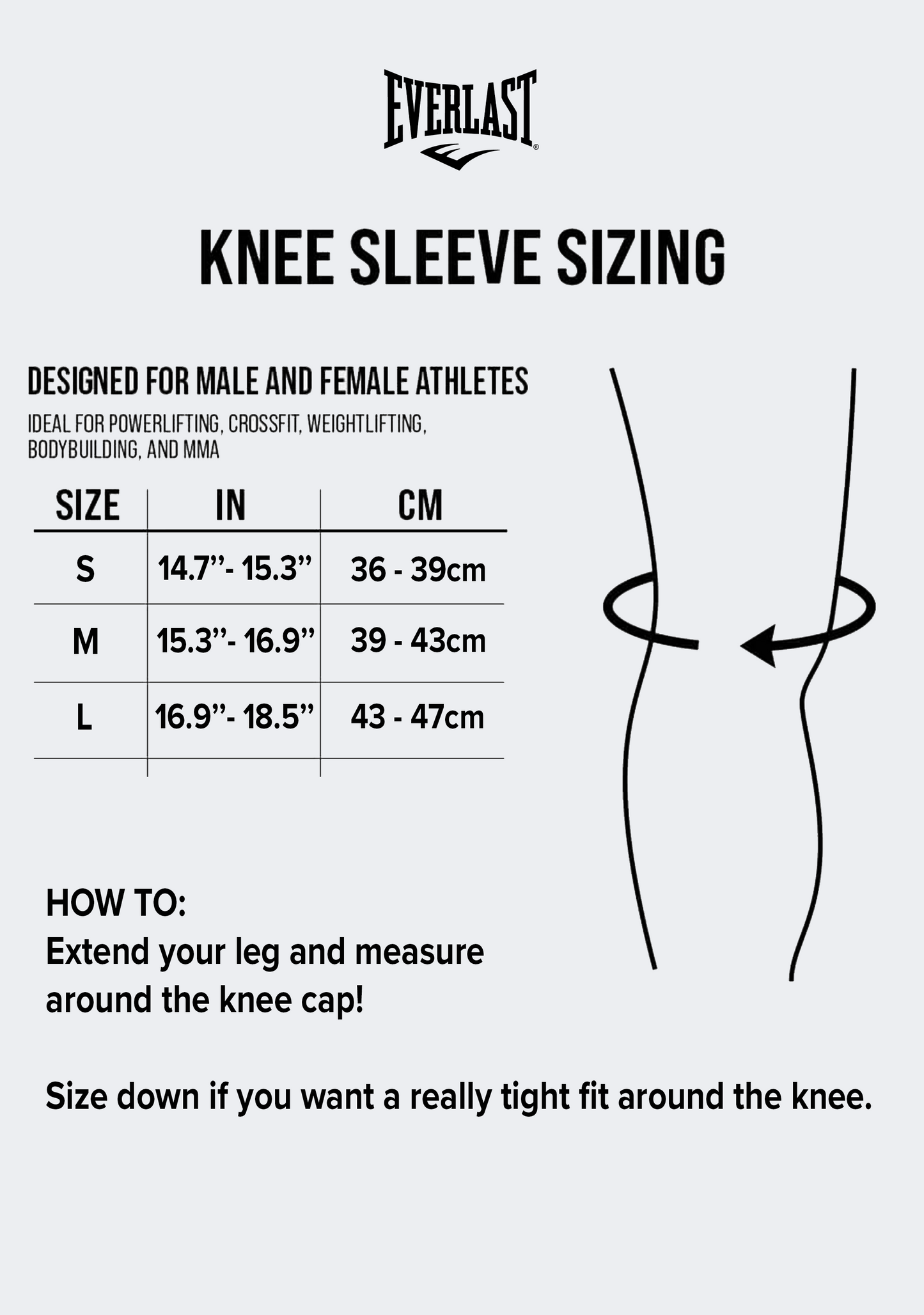 Everlast Woven Knee Support