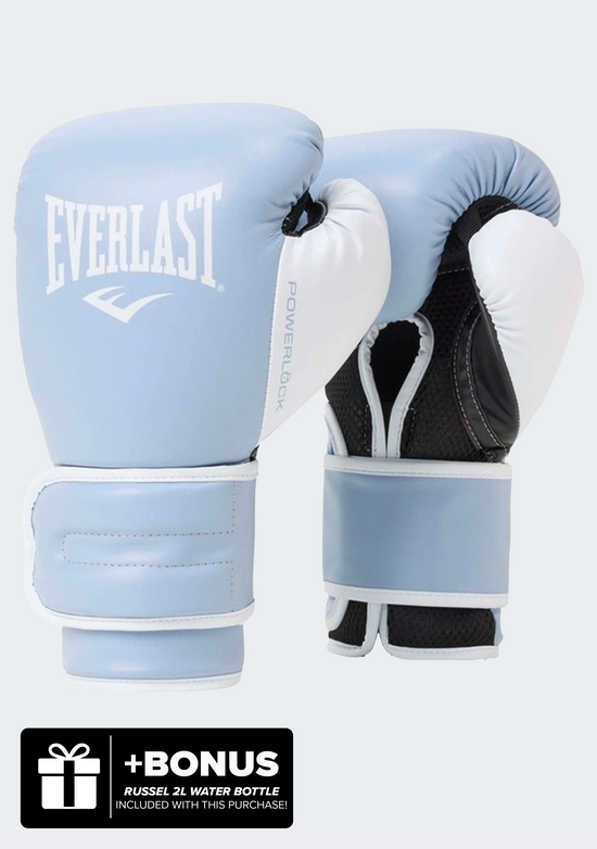 Everlast Powerlock2 Training Gloves Smoke/White