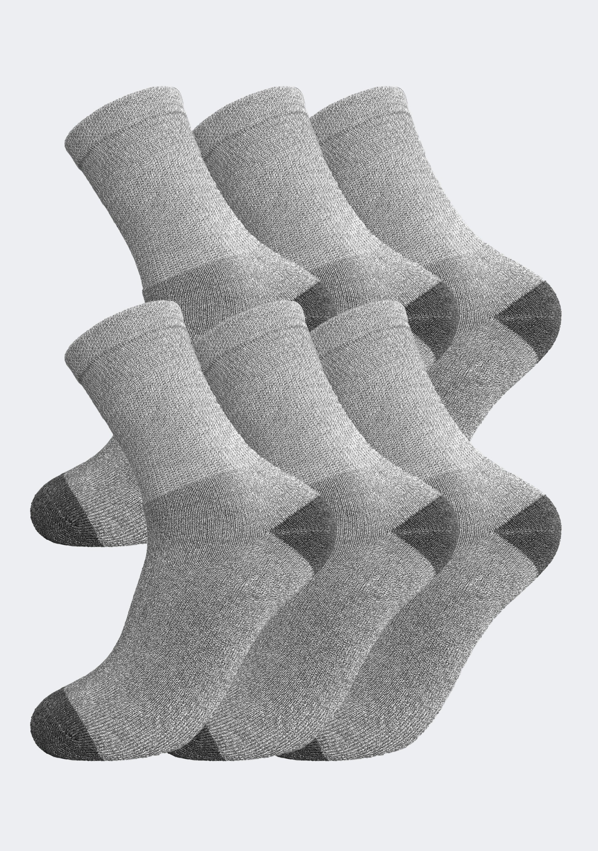 Sof Sole 6 Pack Perform Crew Bamboo Socks