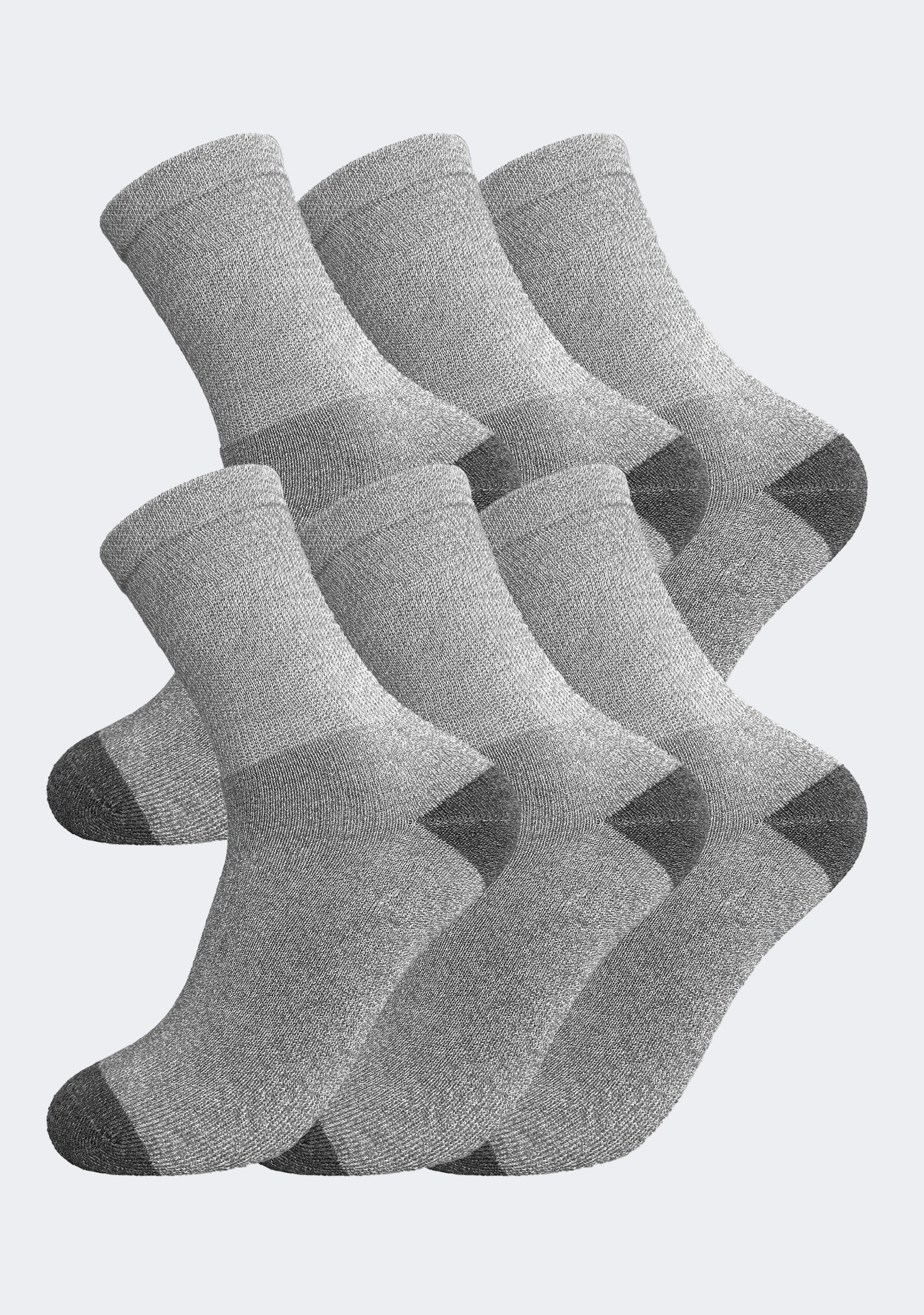 Sof Sole 6 Pack Perform Crew Bamboo Socks