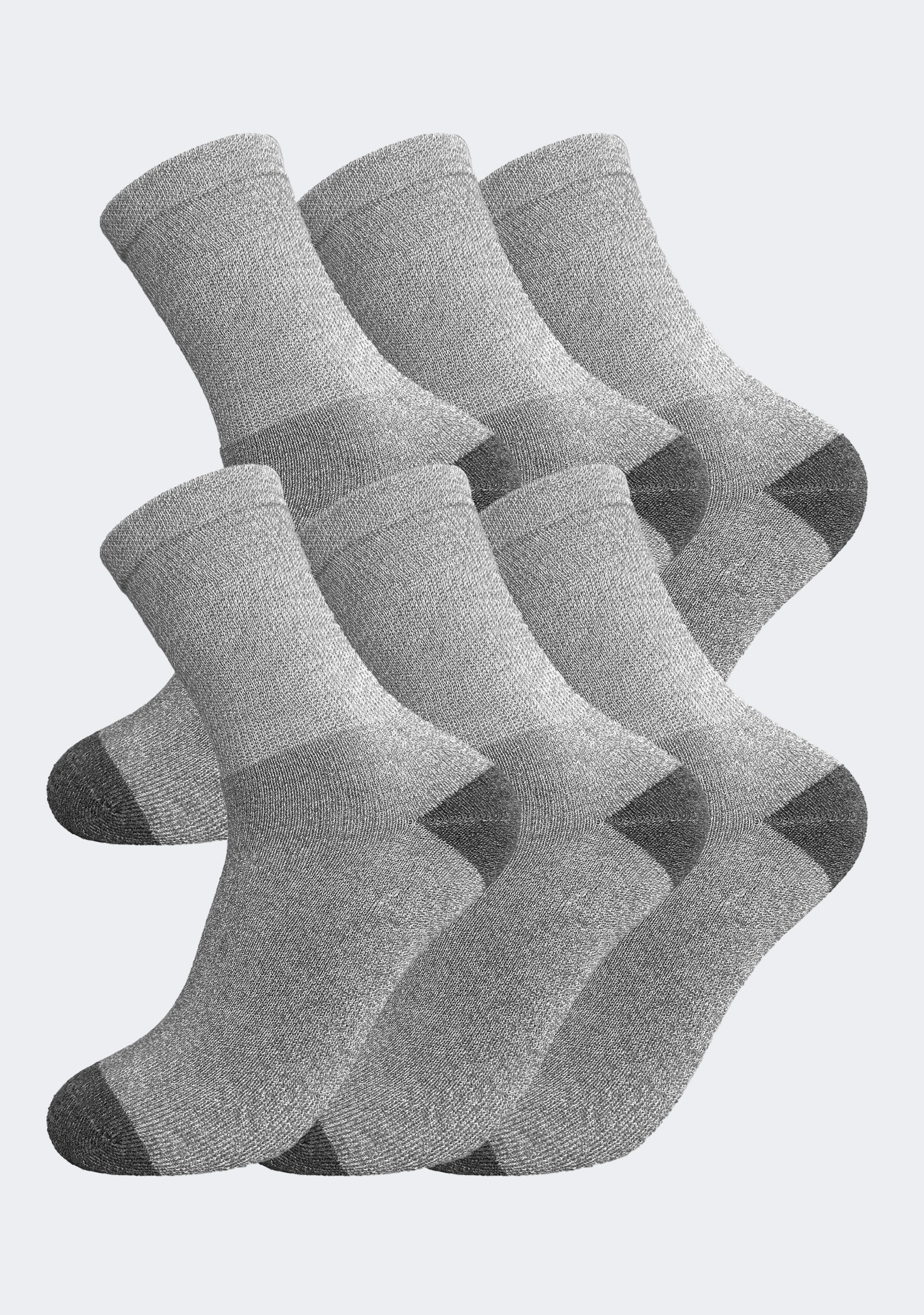 Sof Sole 6 Pack Perform Crew Bamboo Socks