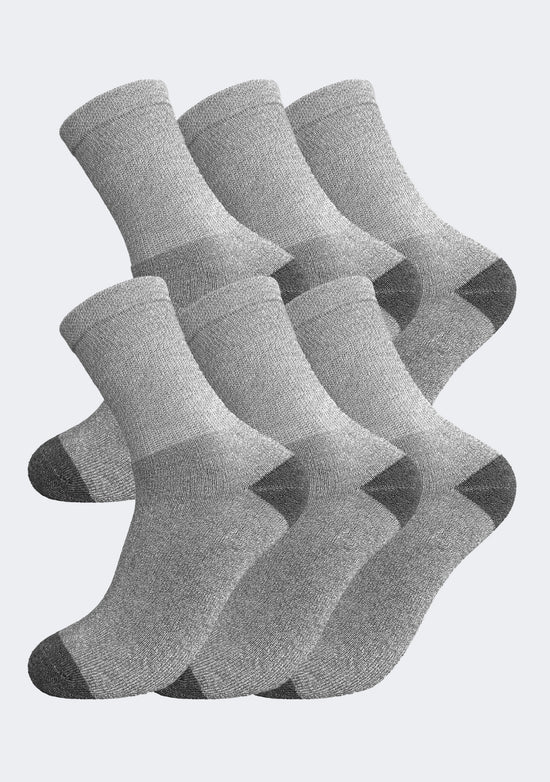 Sof Sole 6 Pack Perform Crew Bamboo Socks