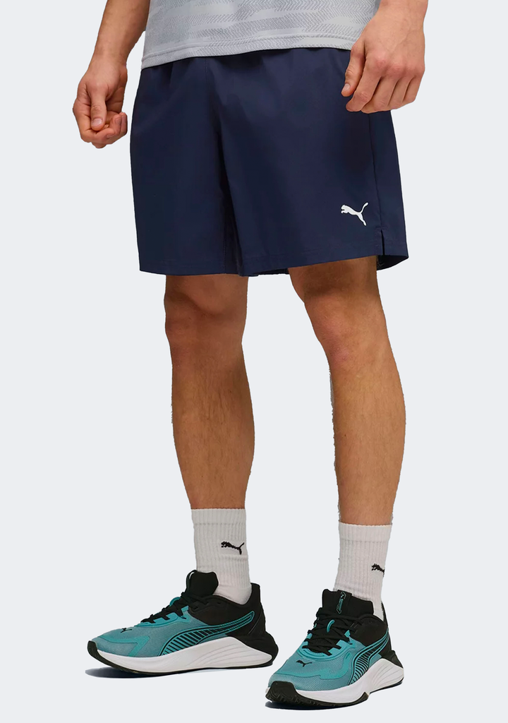 Puma Men's Train All Day Foundations Woven 7 Inch Shorts Navy