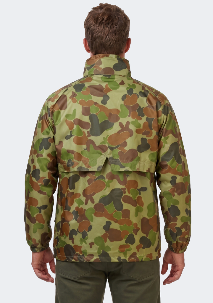 Rainbird Adults Unisex Stowaway Jacket Camo Print
