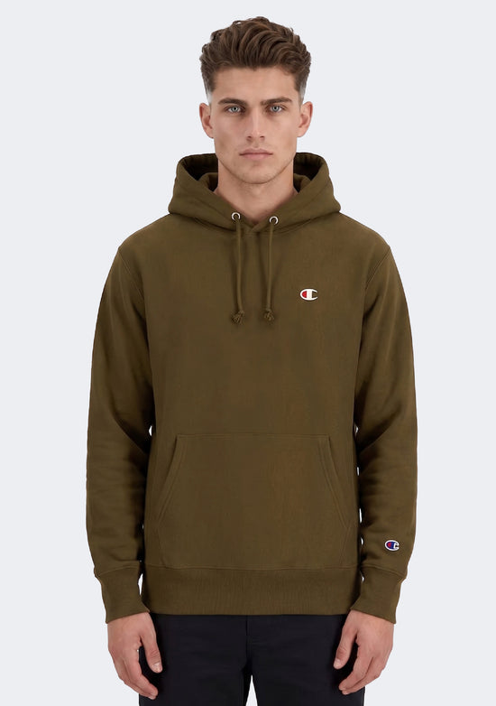 Champion Men's Reverse Weave Small C Logo Hoodie