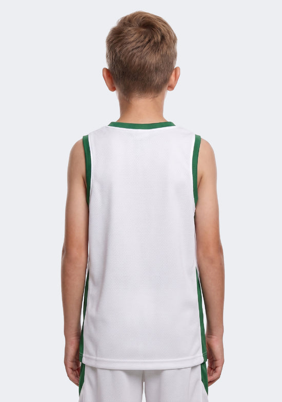 Nike Kids' Team Basketball Reversible Training Tank - Green/White