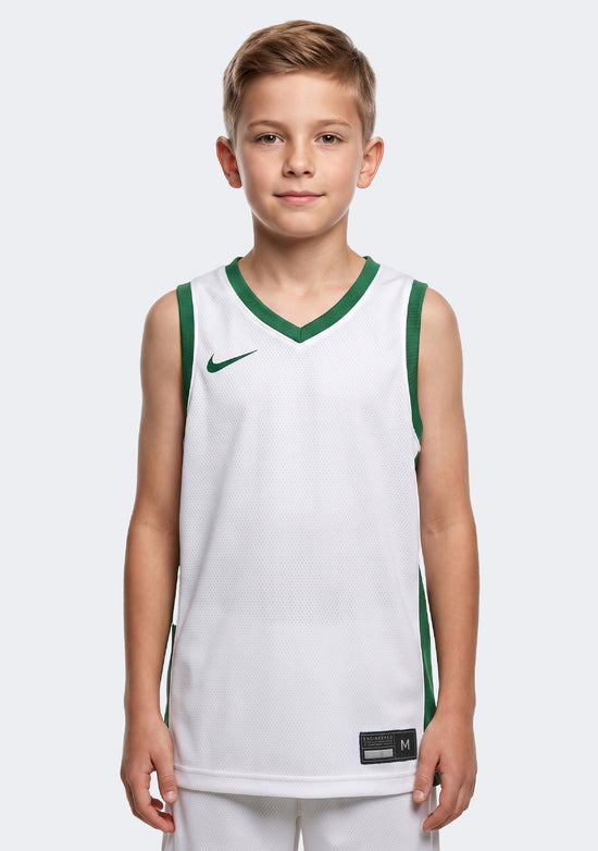 Nike Kids' Team Basketball Reversible Training Tank - Green/White