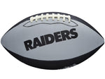 Wilson Official NFL Team Tailgate Football Las Vegas Raiders <br> WTF1534LV