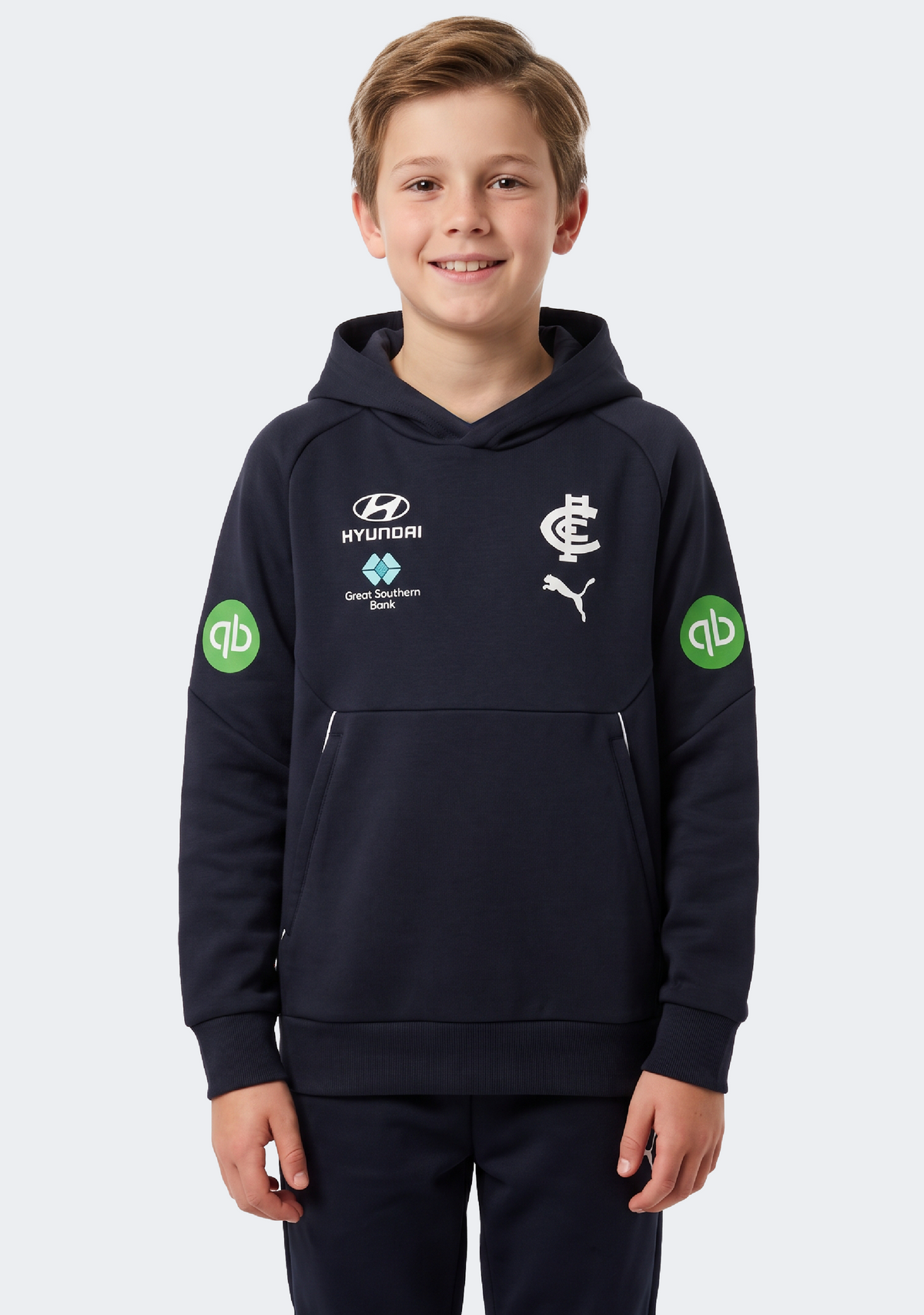 Puma Kids' Carlton Blues 2026 Team Hoodie
