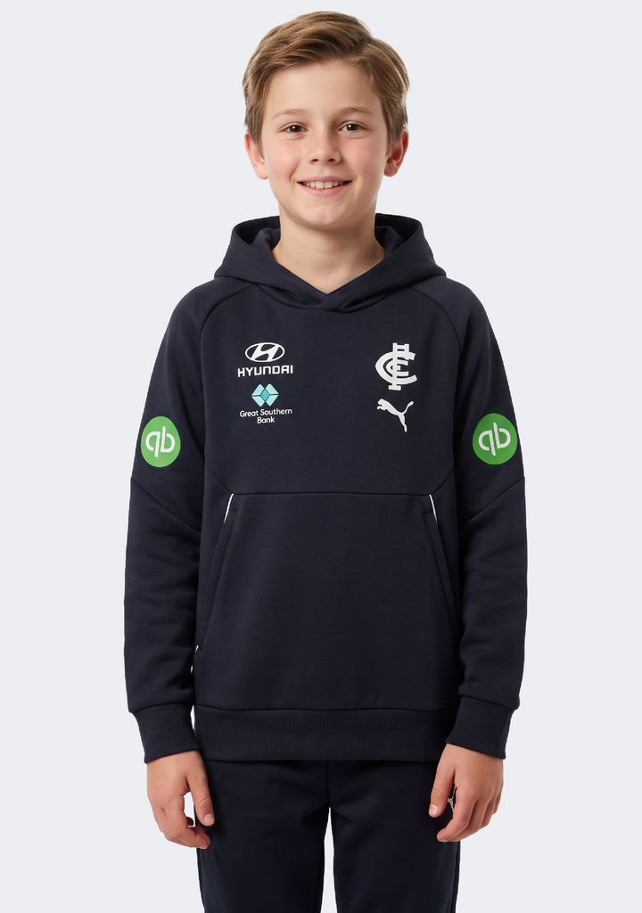Puma Kids' Carlton Blues 2026 Team Hoodie