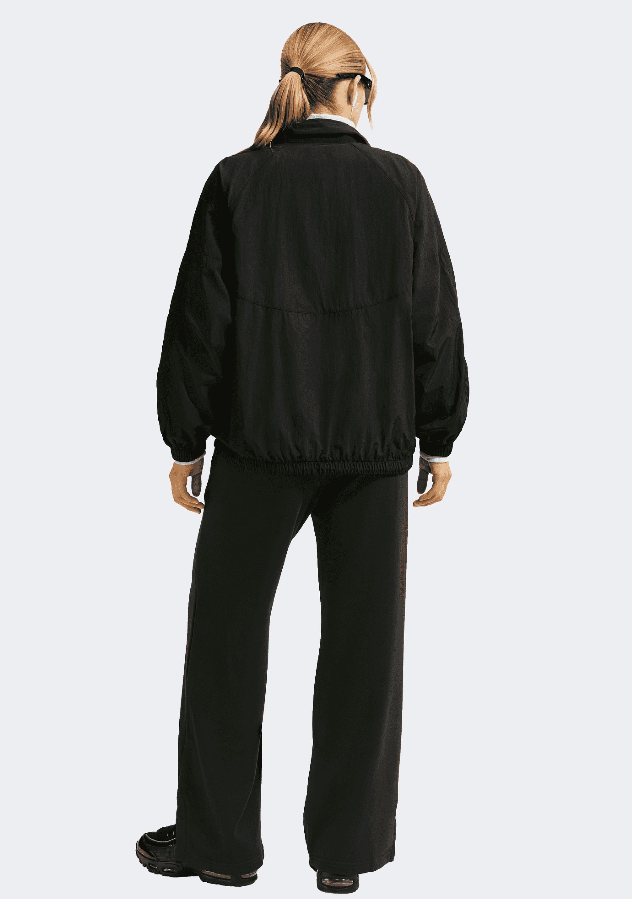 Nike Women's Mid-Rise Fleece Wide-Leg Pants