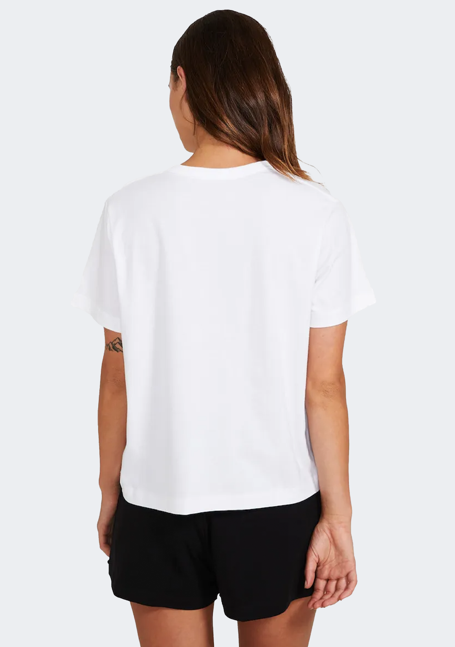 Champion Women's Script Crop Boxy Tee White