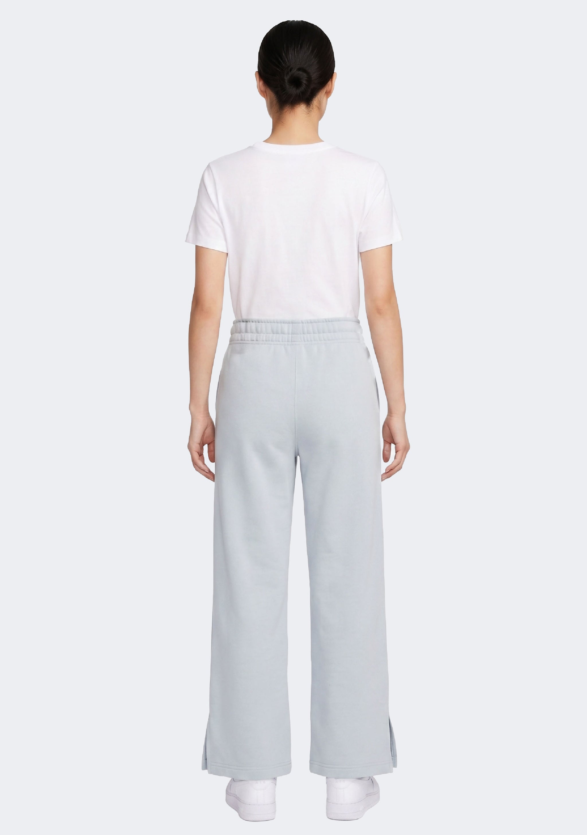 Nike Women's Mid-Rise Fleece Wide-Leg Pants