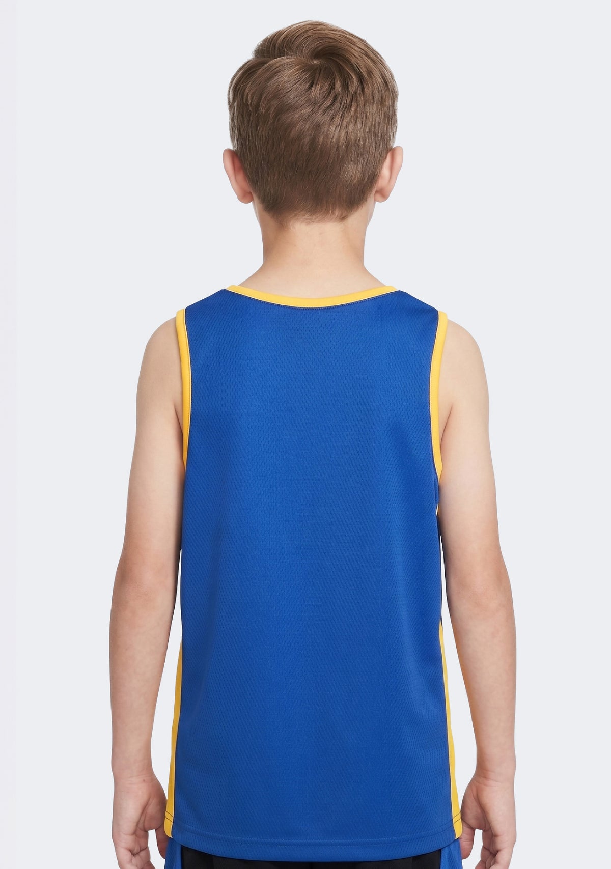Nike Kids' Team Basketball Reversible Training Tank - Yellow/Royal ...