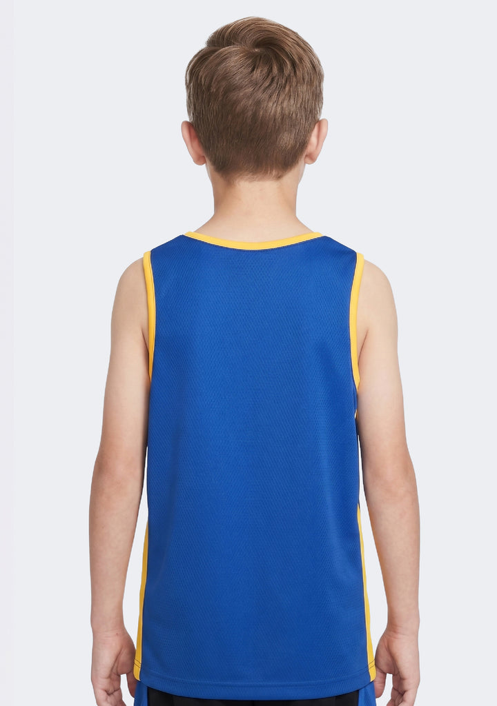 Nike Kids' Team Basketball Reversible Training Tank - Yellow/Royal