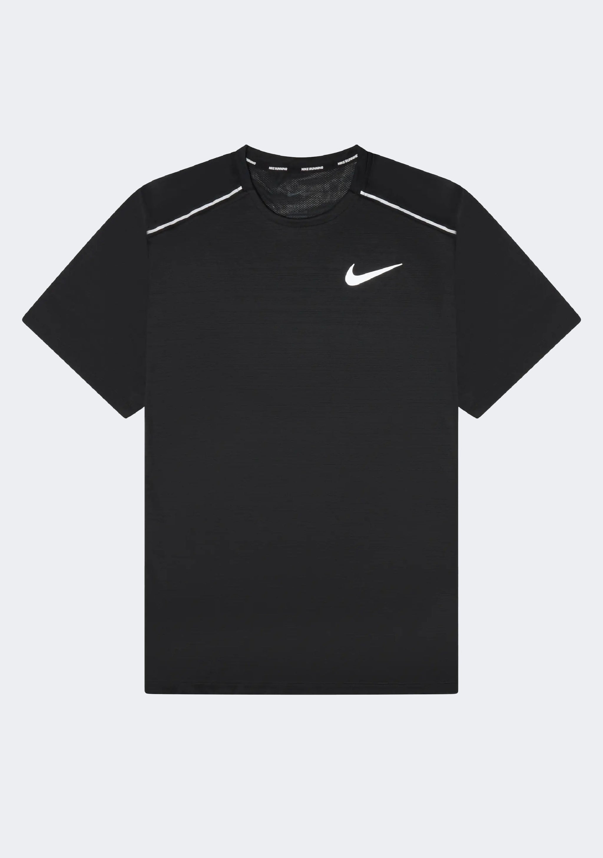 Nike Men's Dri-Fit 1.0 Black Miler Running T- Shirt