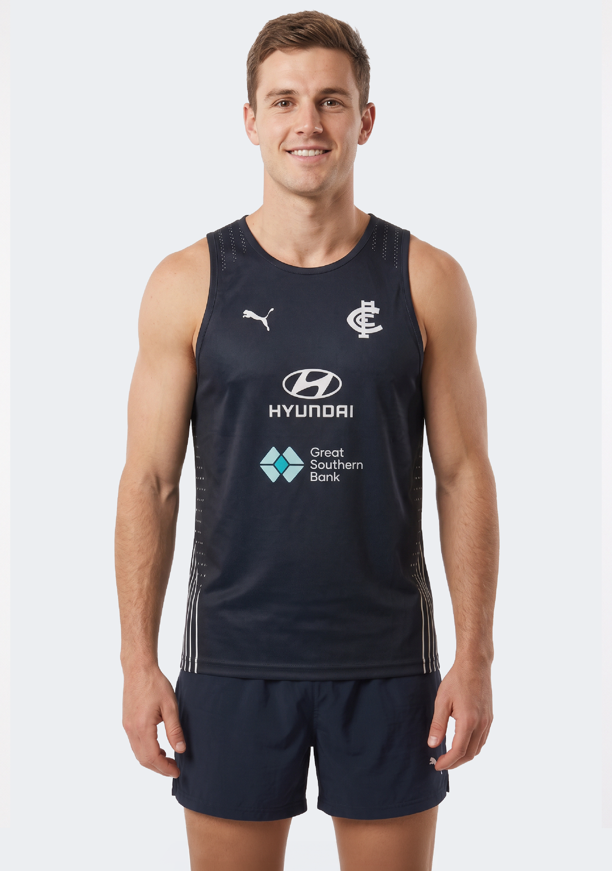 Puma Men's Carlton Blues 2026 Training Singlet