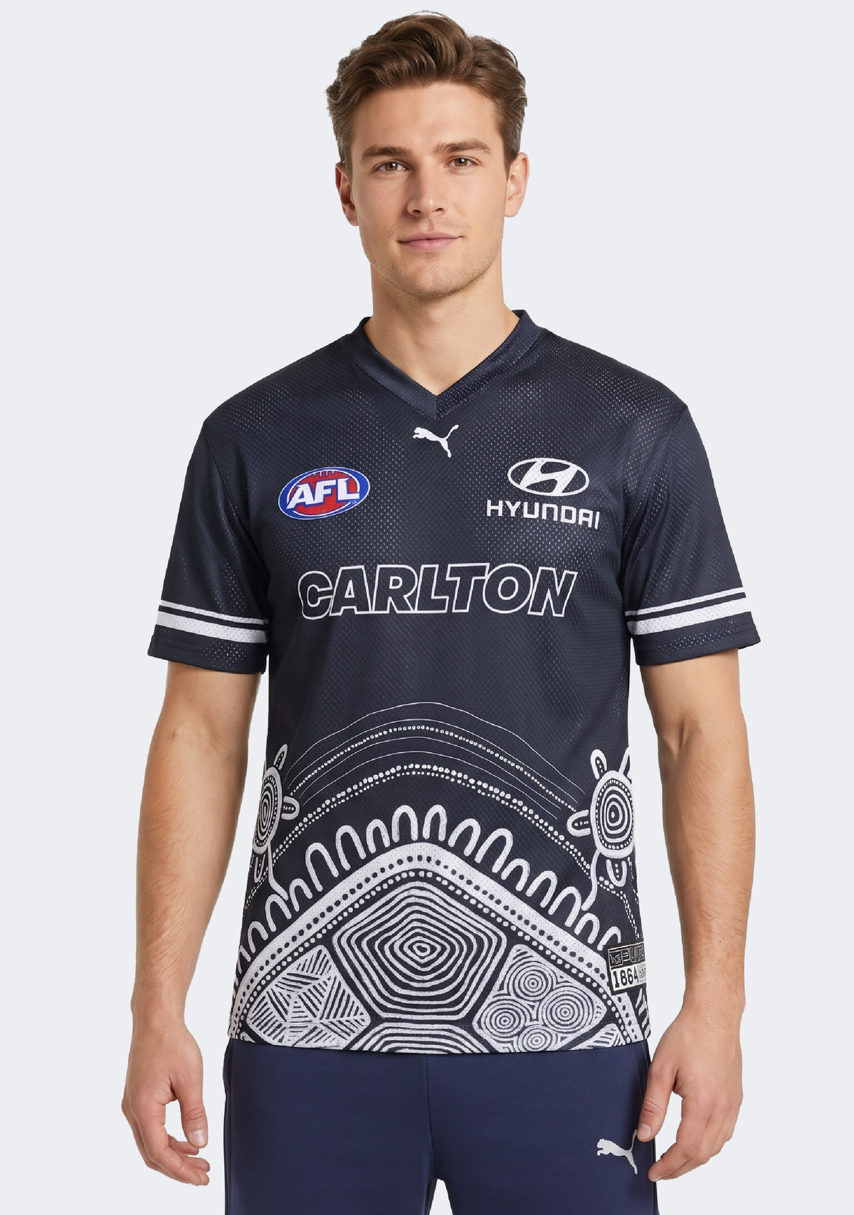 Puma Men's Carlton Blues 2026 Warm Up Top