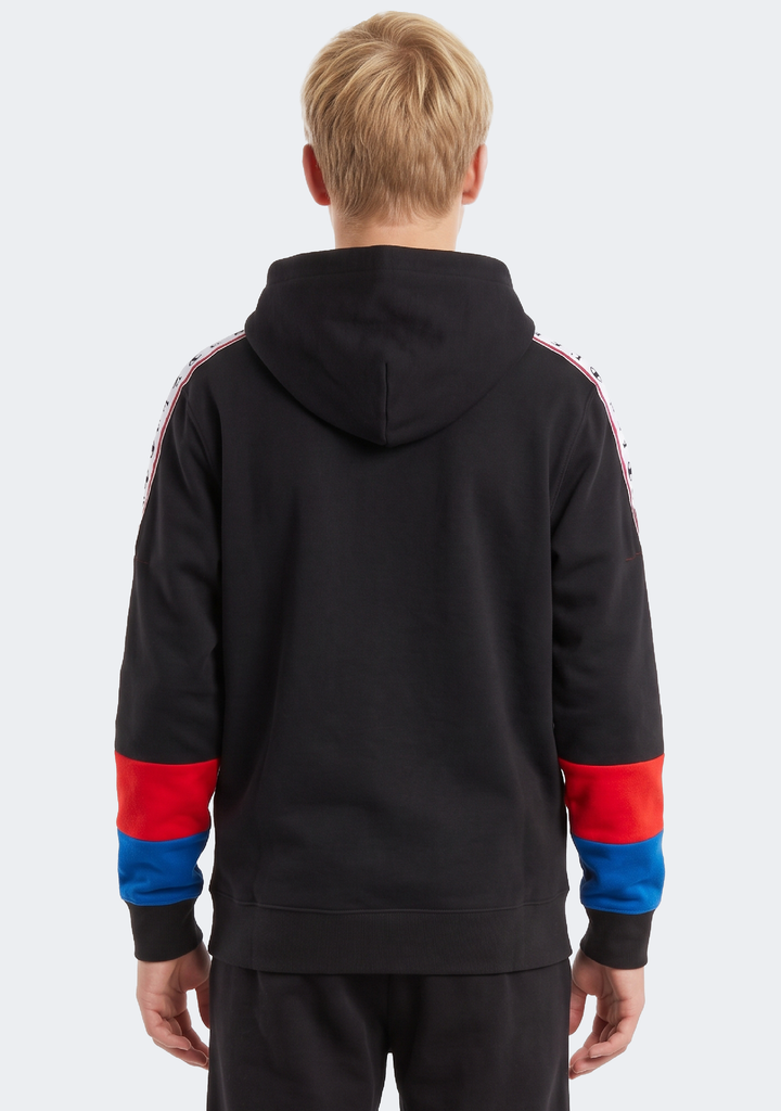 Champion Kids' Retro Tape Hoodie Black