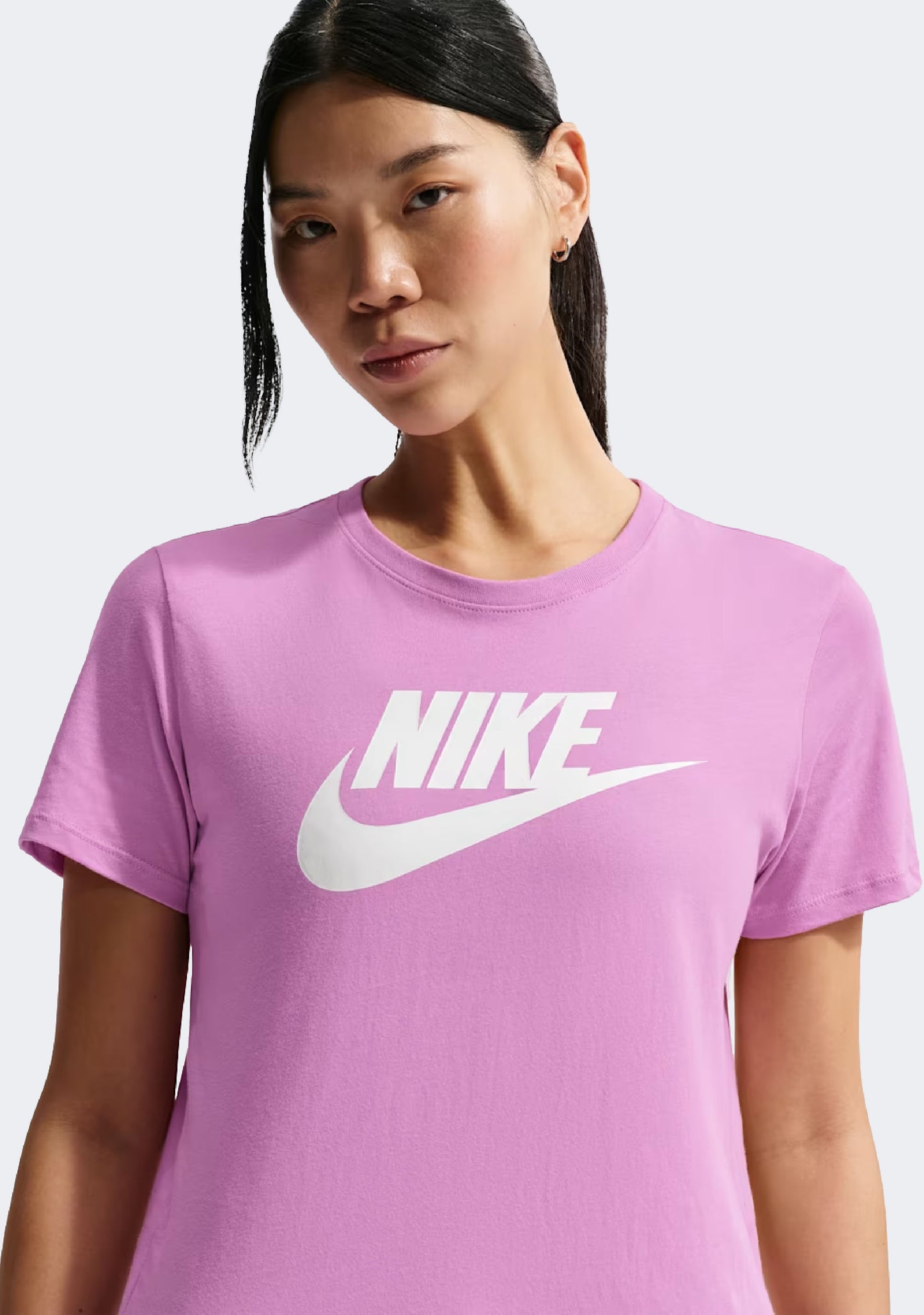 Nike Women's Sportswear Club Icon Futura Logo Tee