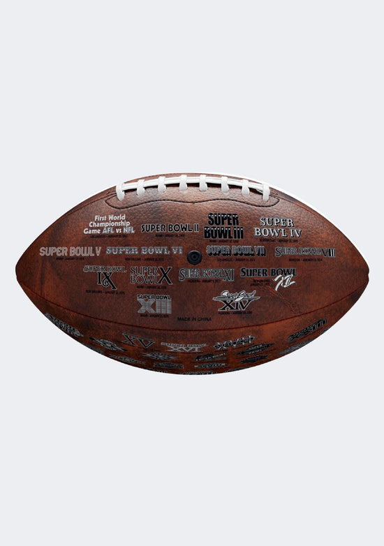 Wilson Super Bowl LVIII Throwback Logos Official Ball