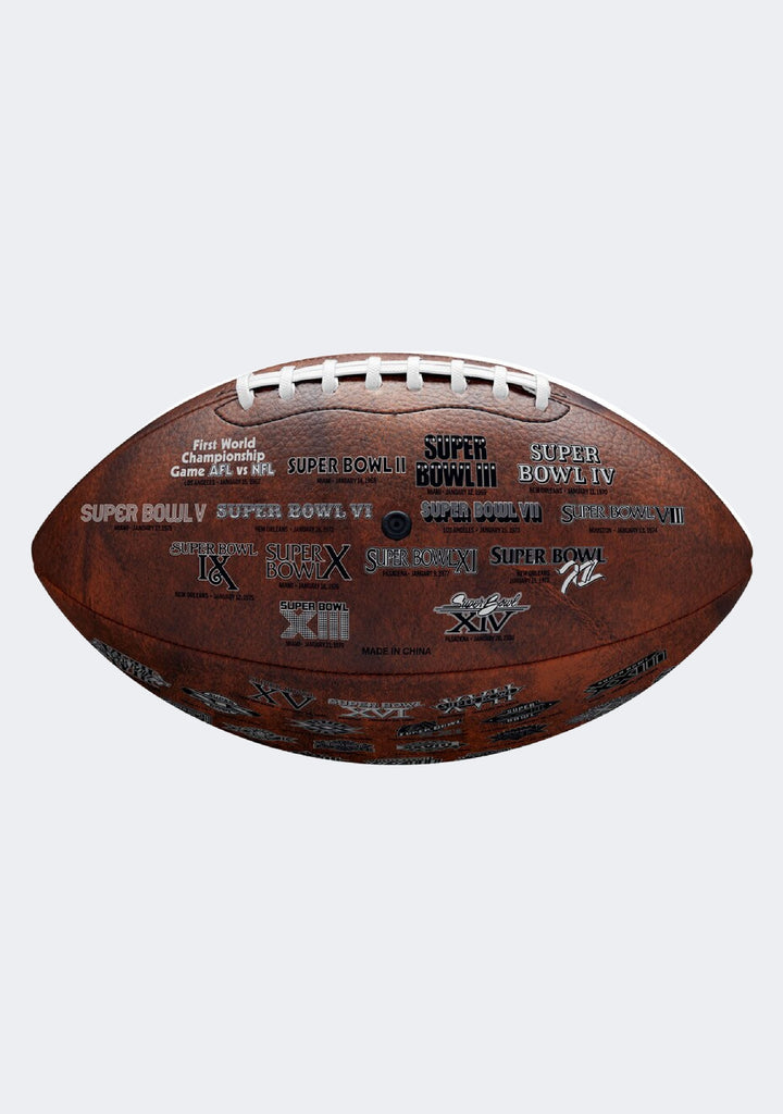 Wilson Super Bowl LVIII Throwback Logos Official Ball