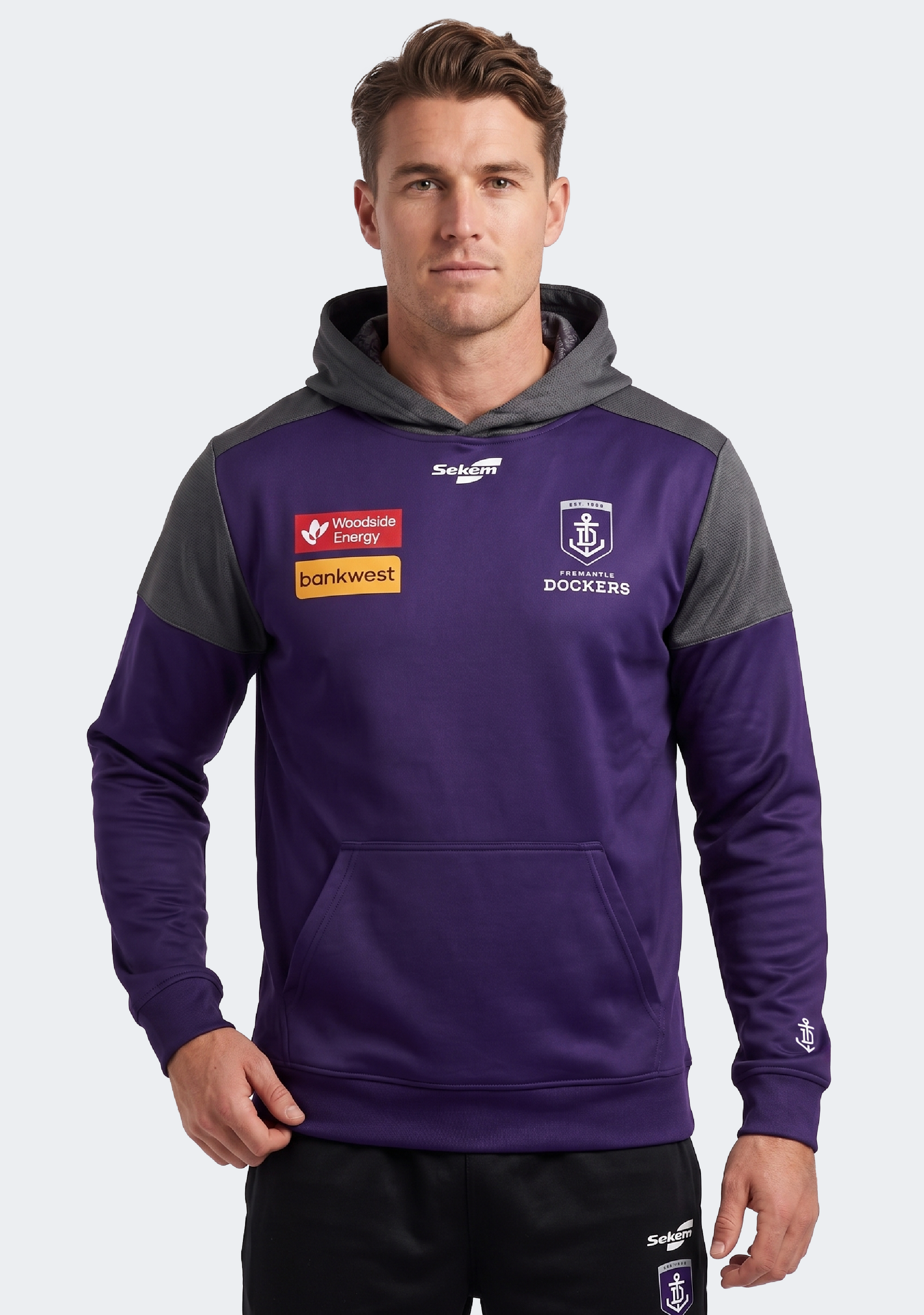Burley Sekem Men's Fremantle Dockers Adult Player Hoodie