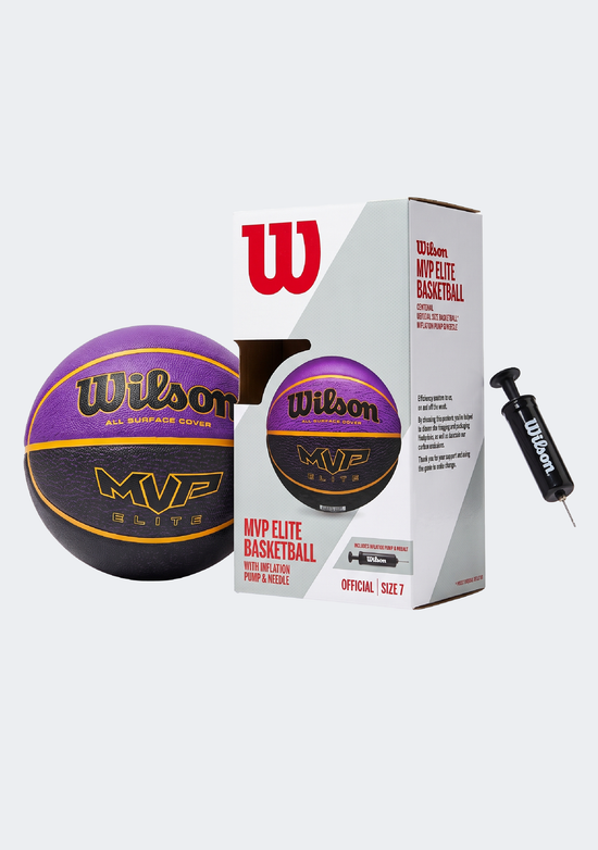 Wilson MVP Elite Basketball Set With Inflation Pump & Needle