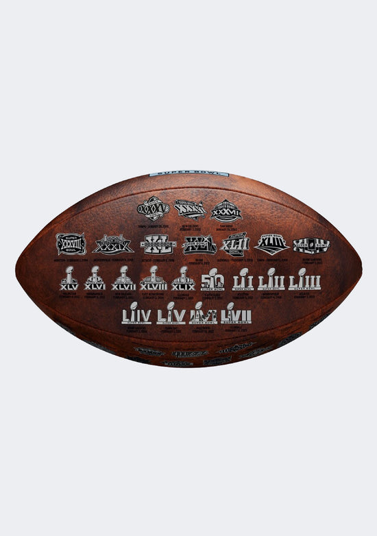 Wilson Super Bowl LVIII Throwback Logos Official Ball