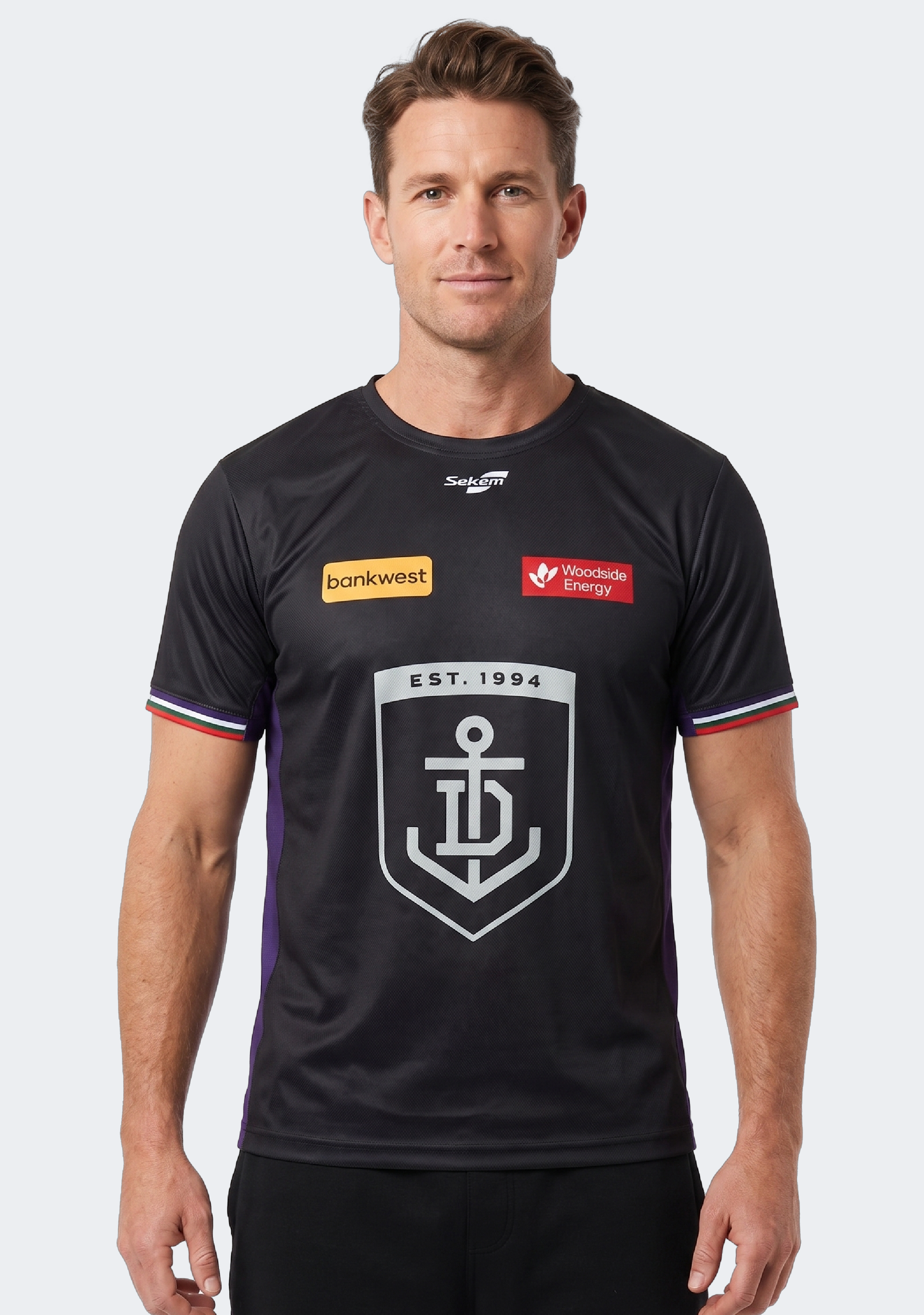 Burley Sekem Men's Fremantle Dockers Player Training Tee