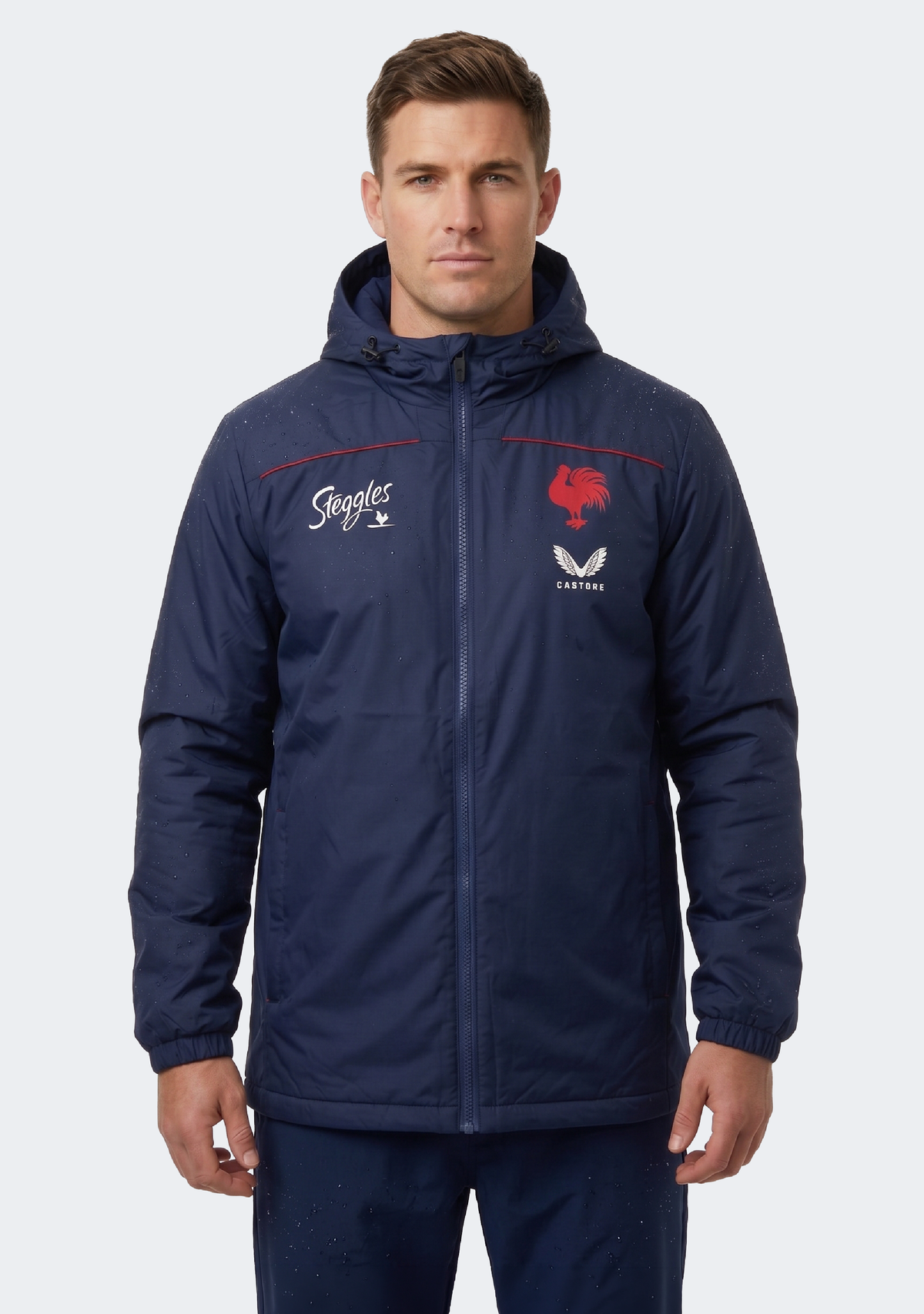 Castore Men's Sydney Roosters Quilted Rain Coat