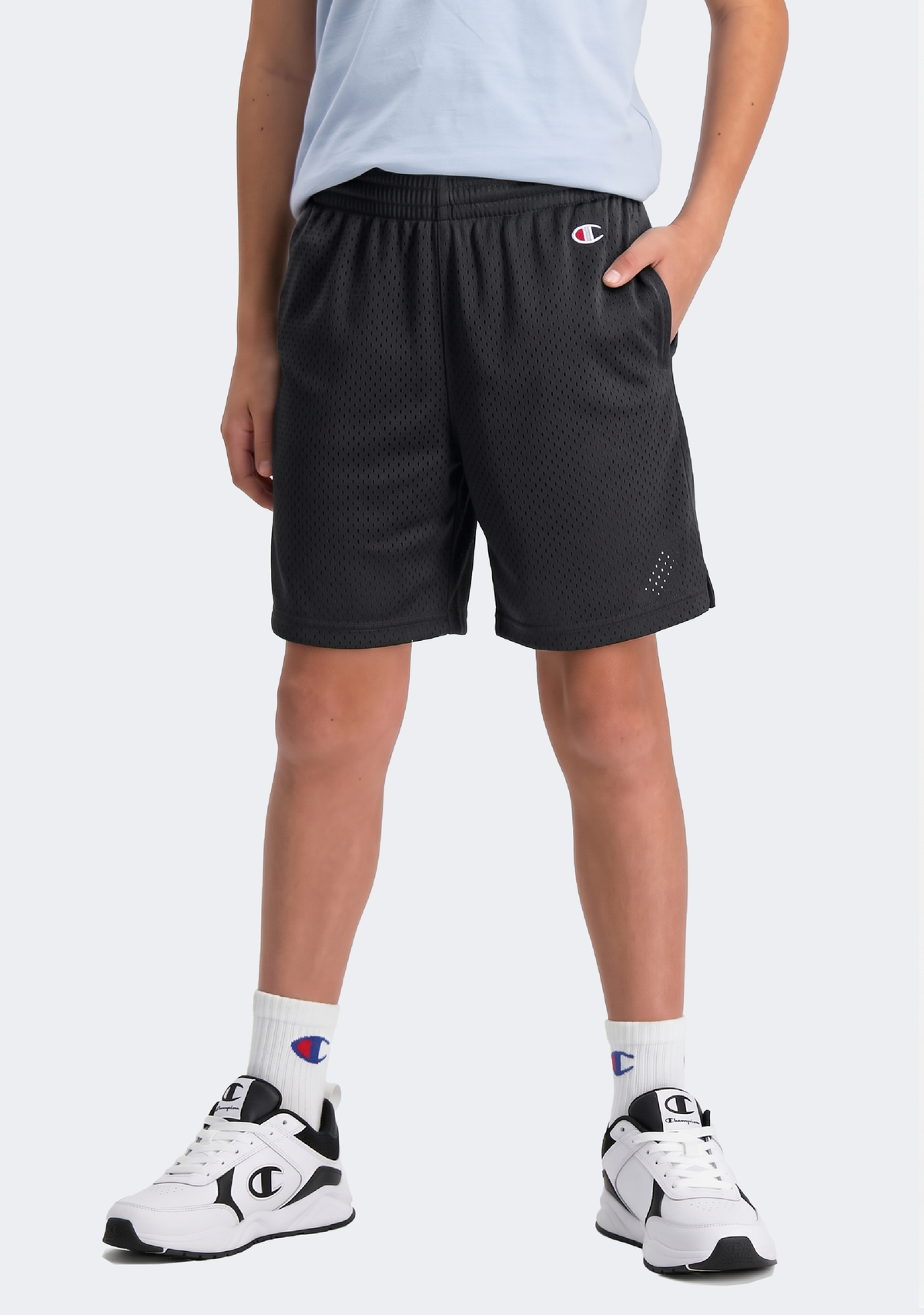 Champion Junior Basketball Shorts Black