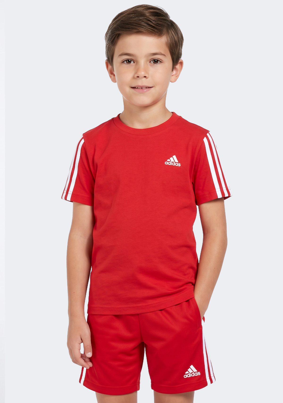 Adidas Kids' Essentials 3-Stripes Tee