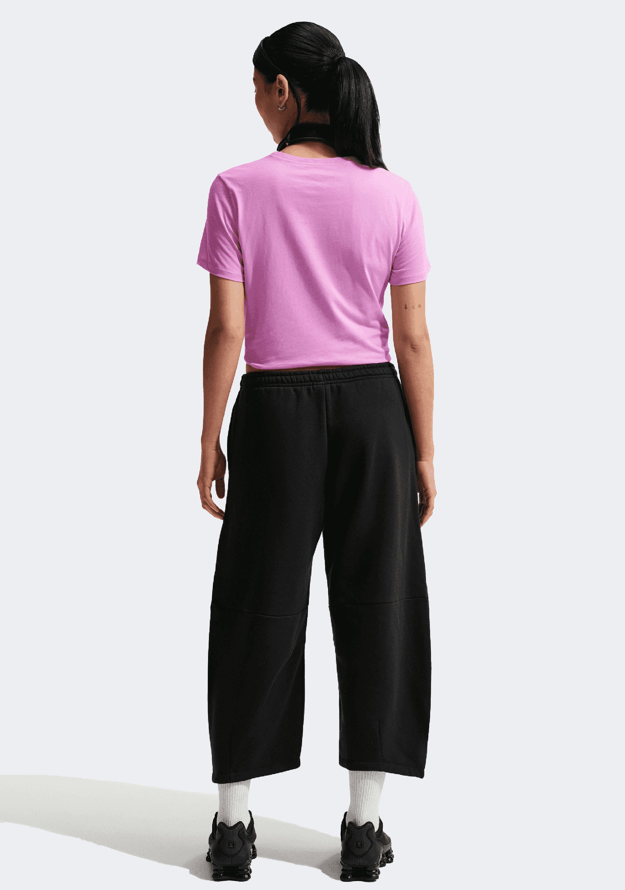 Nike Women's Sportswear Club Icon Futura Logo Tee
