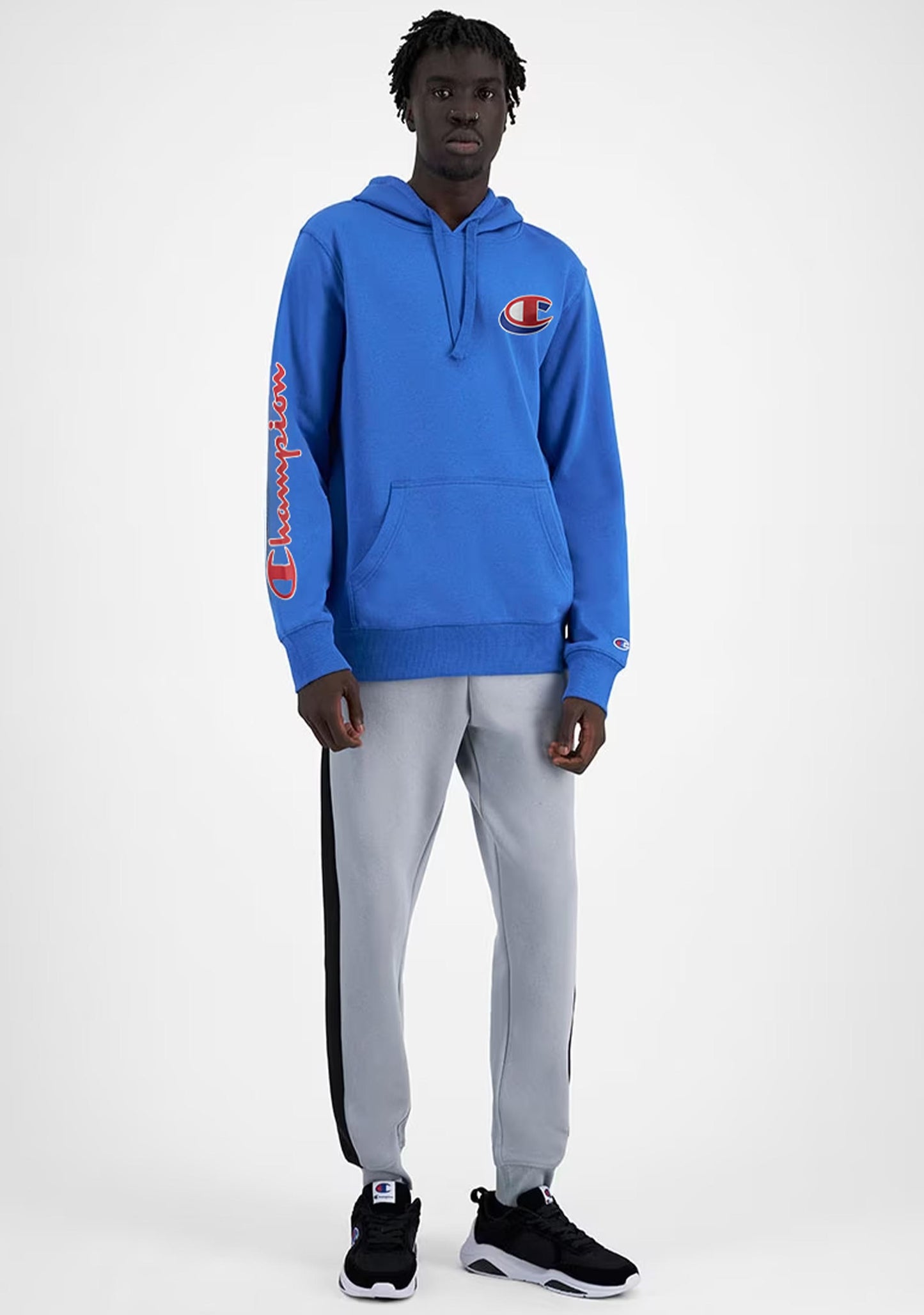Champion Mens Sps Graphic Print Hoodie