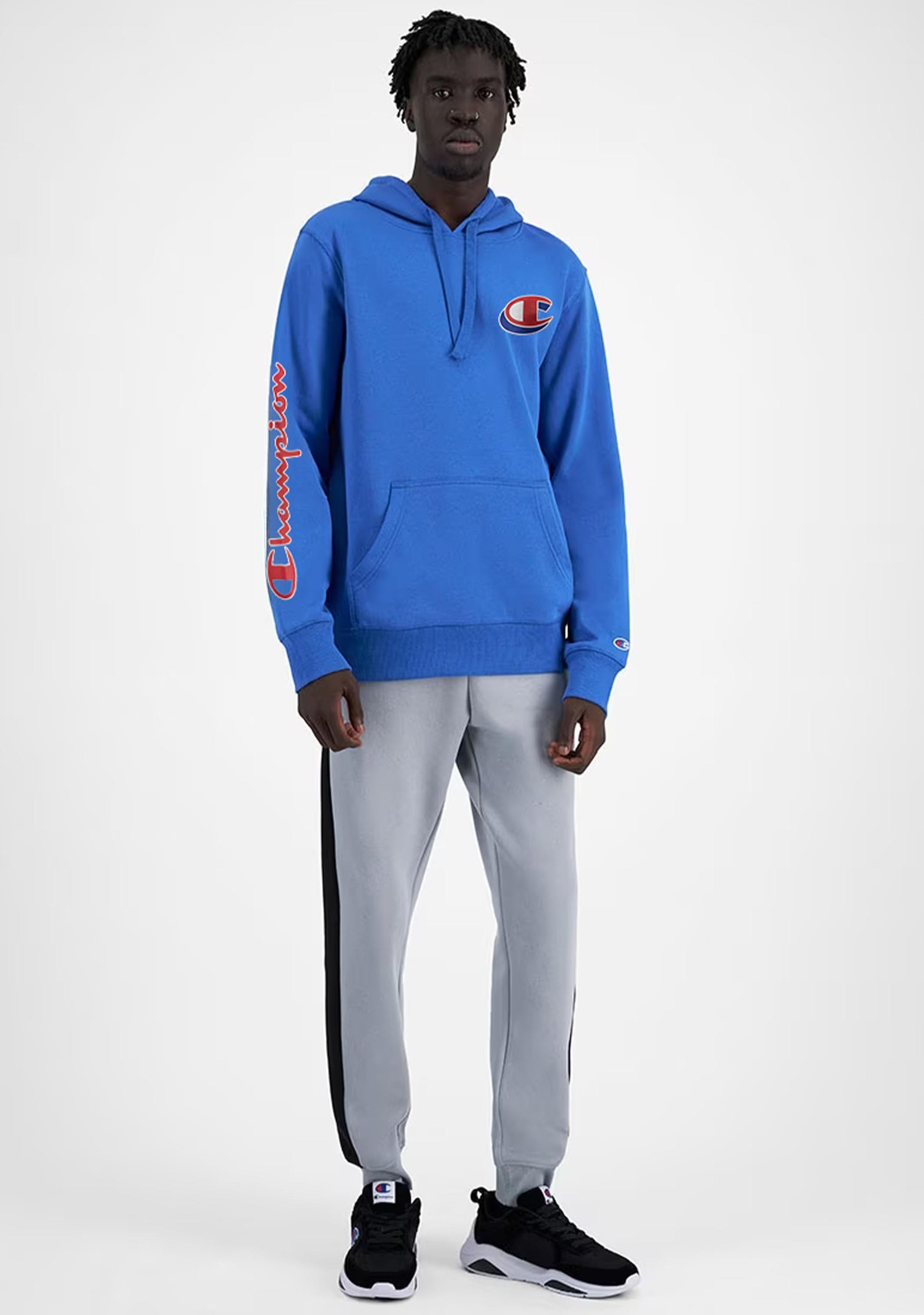 Champion Mens Sps Graphic Print Hoodie