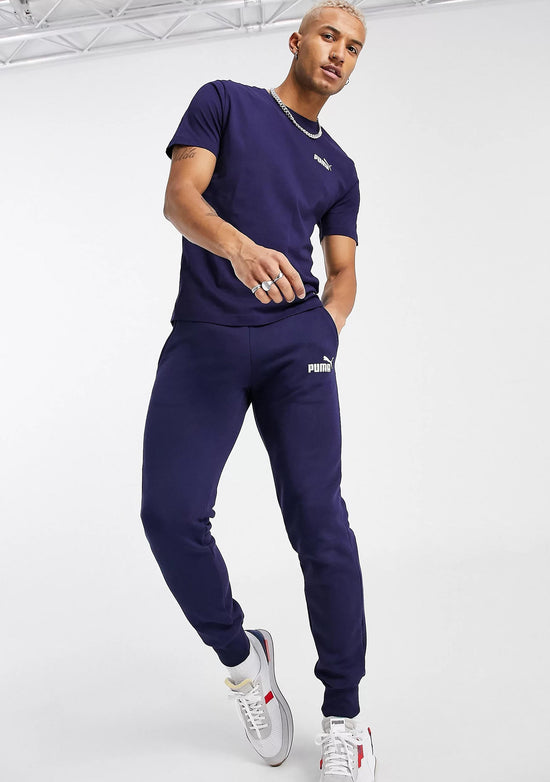 Puma Men’s Essential Small Logo Tee Navy