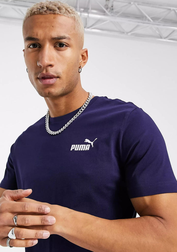 Puma Men’s Essential Small Logo Tee Navy