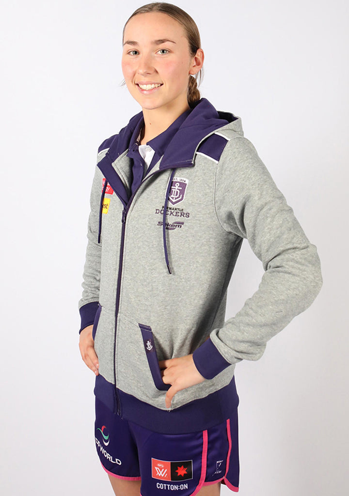 Sekem Fremantle Dockers 2023 Womens Grey Club Hoodie <br> 93F114W12