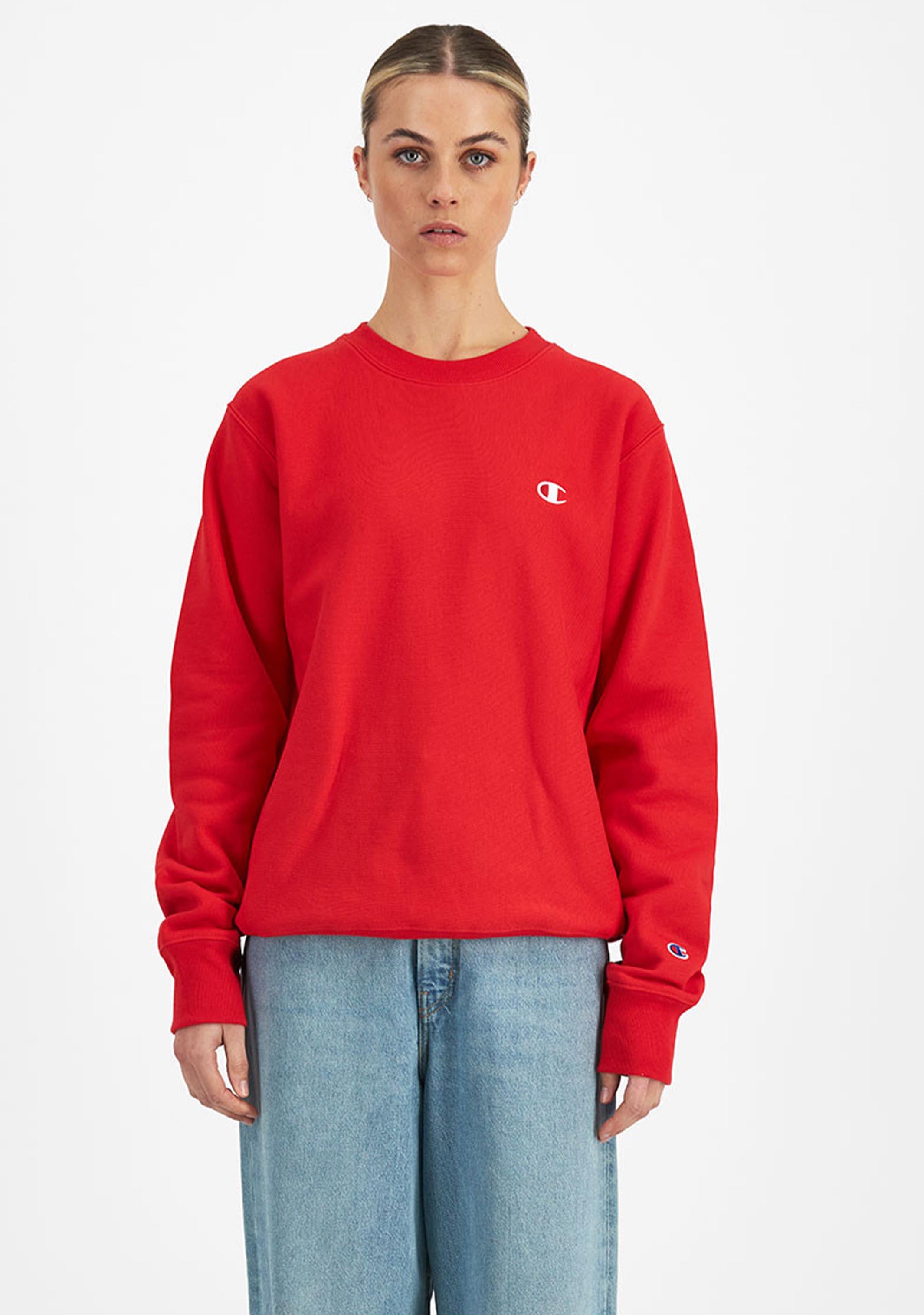 Champion Men's Reverse Weave Small C-Logo Crew