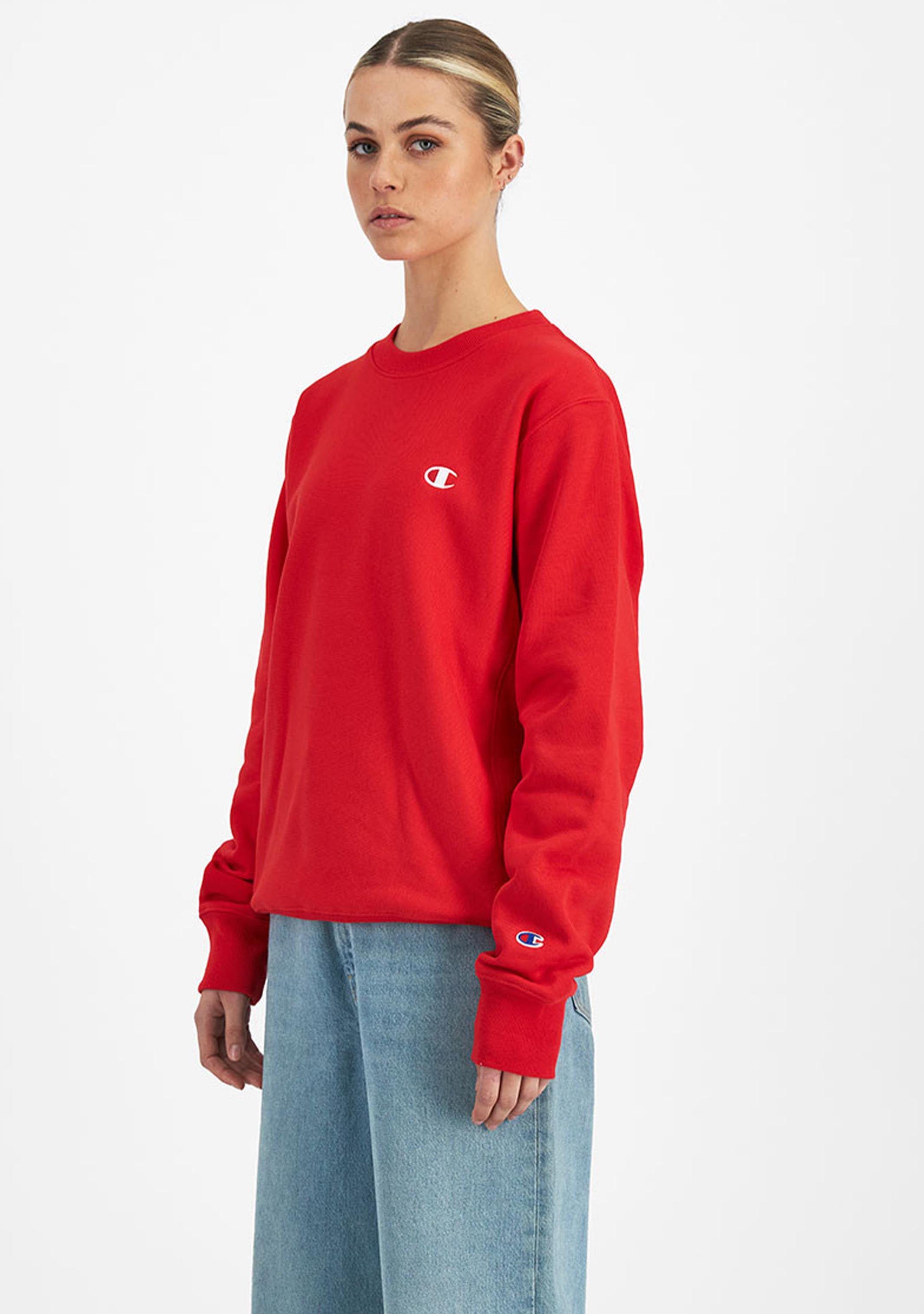 Champion Men's Reverse Weave Small C-Logo Crew