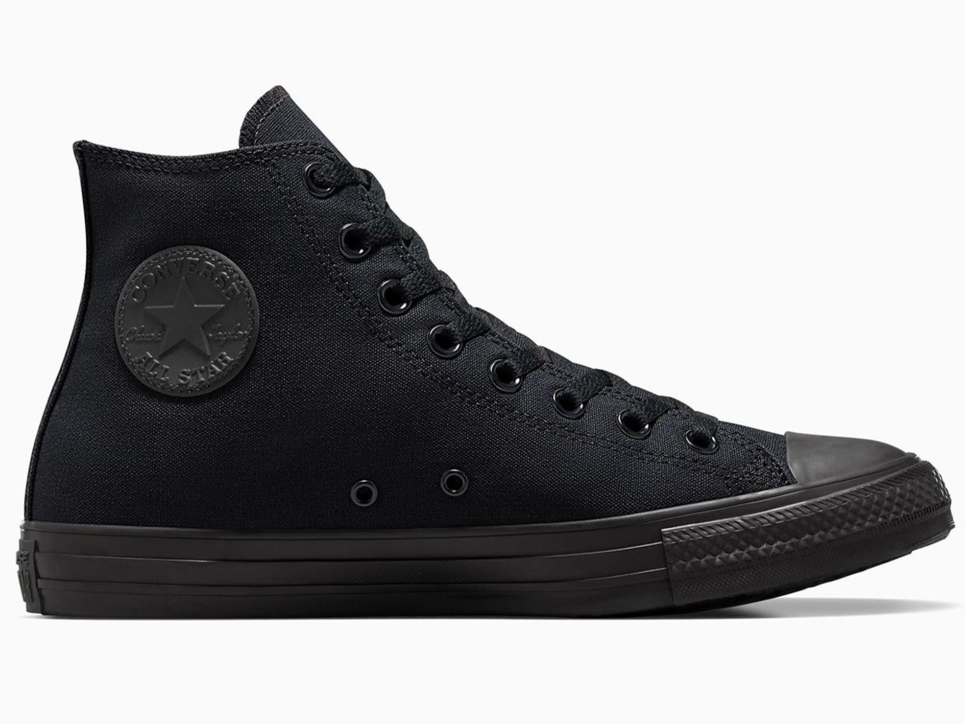 Converse Unisex Chuck Taylor All Star Hi Black Monochrome