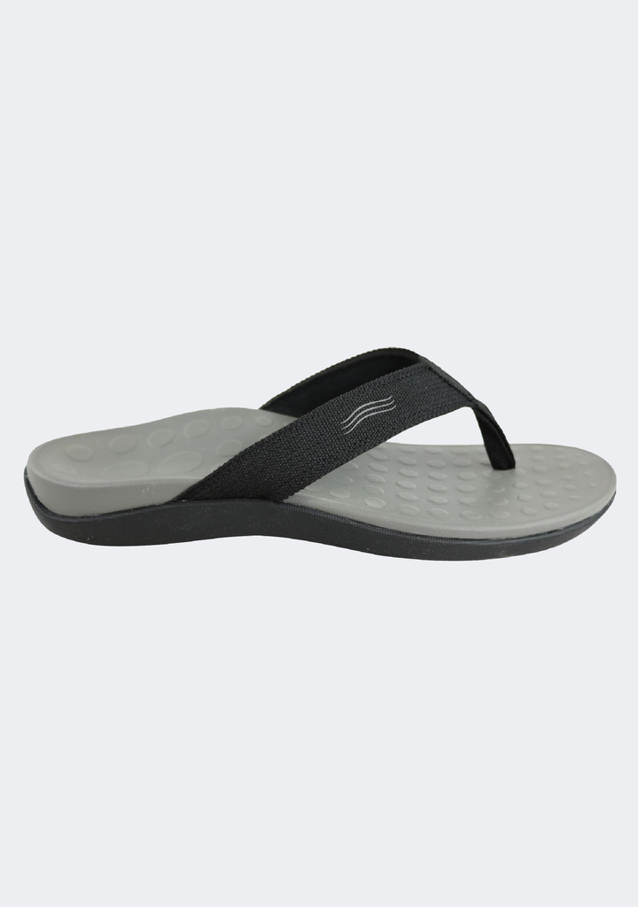 Orthaheel Men’s Wave II Thongs in Black