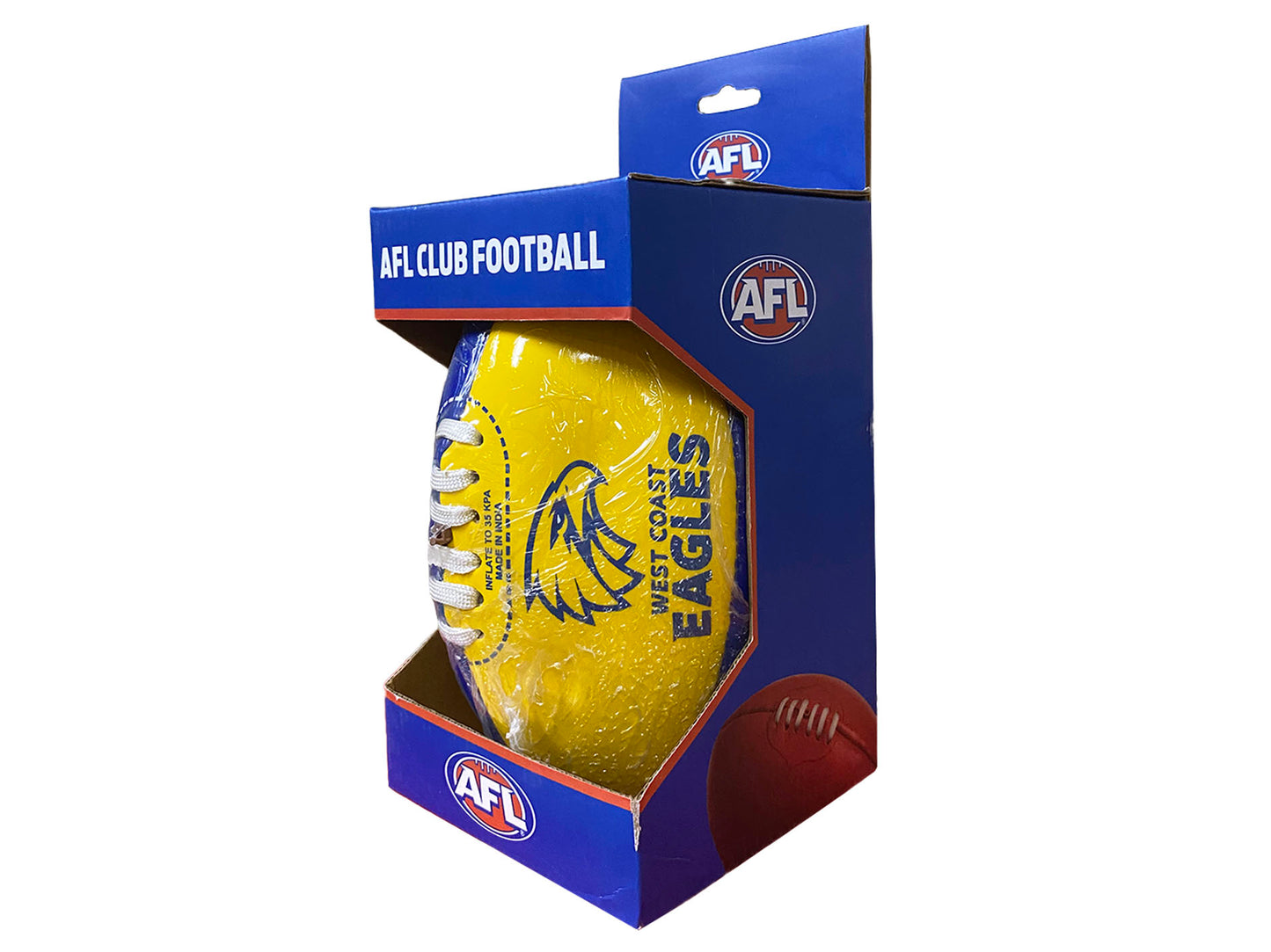 Burley PVC AFL West Coast Eagles Football 20cm