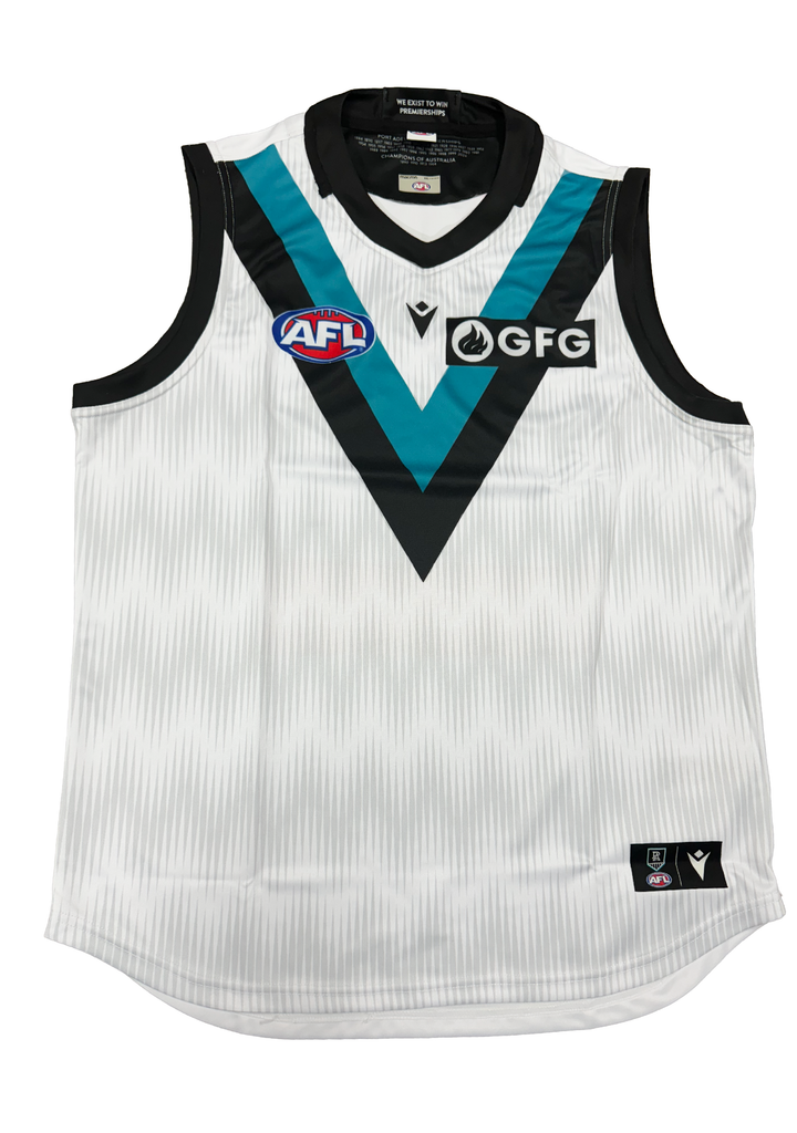 Macron Mens Port Adelaide M21 JLT Guernsey <BR> 58542670