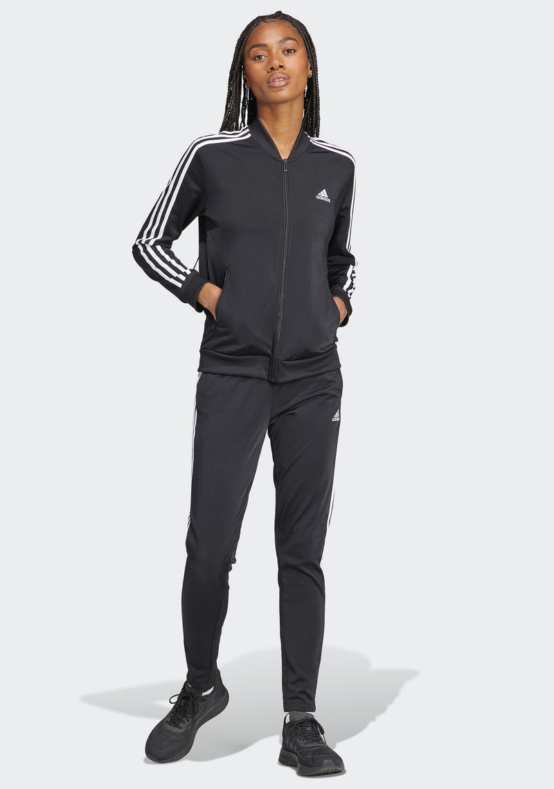 Adidas Women s Essentials 3 Stripes Tracksuit Set IJ8781