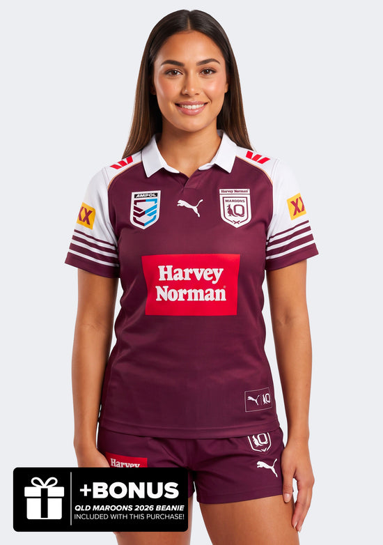 Puma Women's QLD Maroons 2026 WSOO Replica Home Jersey