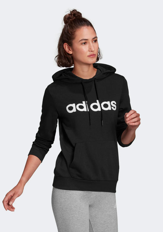 Adidas Women's Essentials Linear Cotton Hoodie