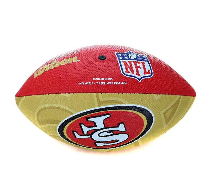 Wilson Official NFL Team Tailgate Football San Francisco 49ers <br> WTF1534XBSF