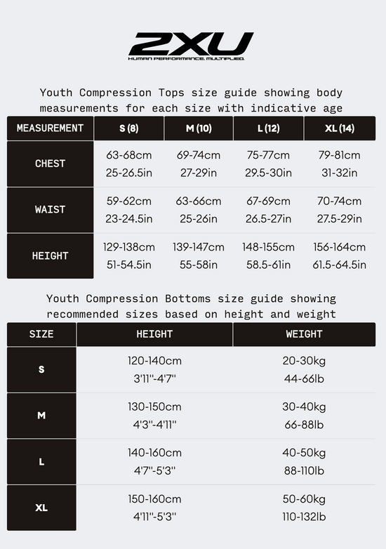 2XU Junior Core Girls' Compression Tight